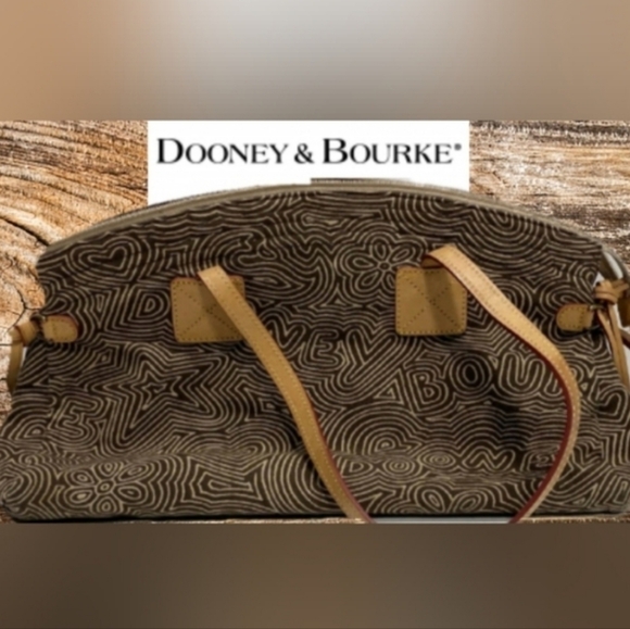 Authentic Huge Duffle Dooney & Bourke J1115997 Sport Pop Doodle Swirl Satchel - Picture 4 of 15